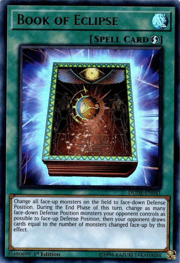 Yugioh Book of Eclipse DUDE-EN041 Ultra Rare 1st Edition NM