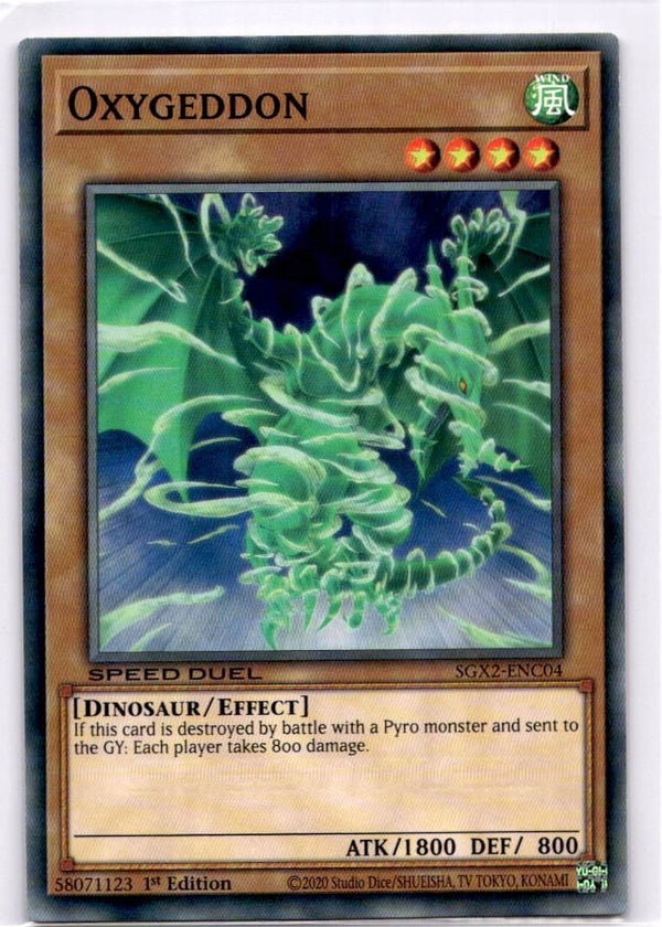 Yugioh Oxygeddon SGX2-ENC04 Common 1st Edition NM