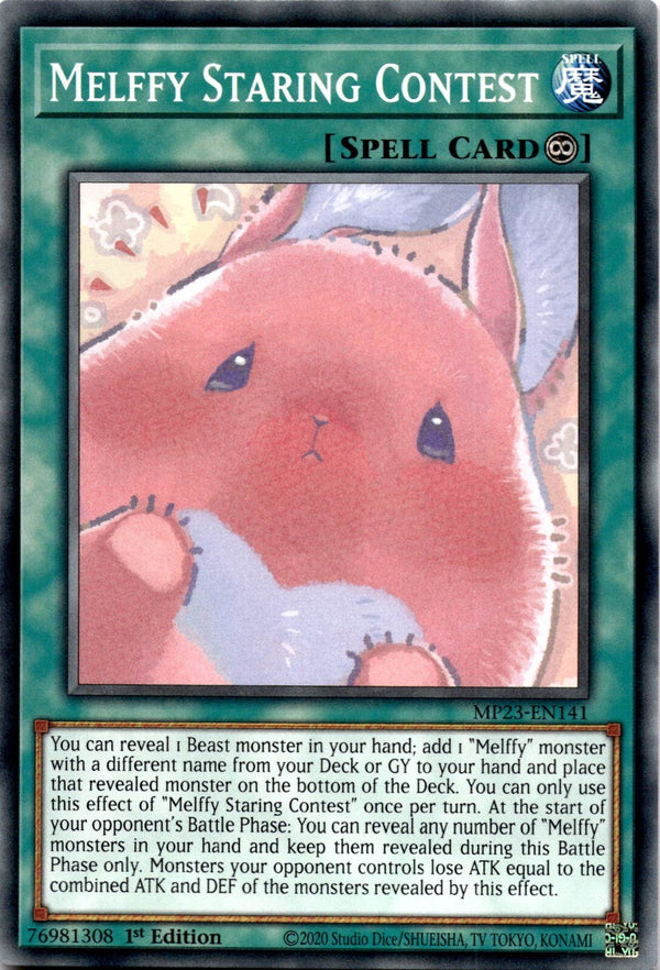 Yugioh Melffy Staring Contest MP23-EN141 Common 1st Edition NM