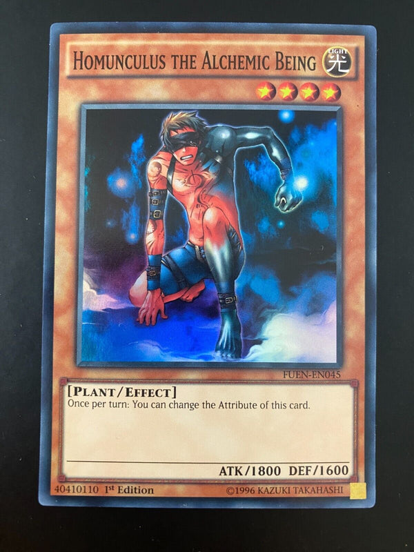 Yugioh Homunculus the Alchemic Being FUEN-EN045 1st Edition MINT