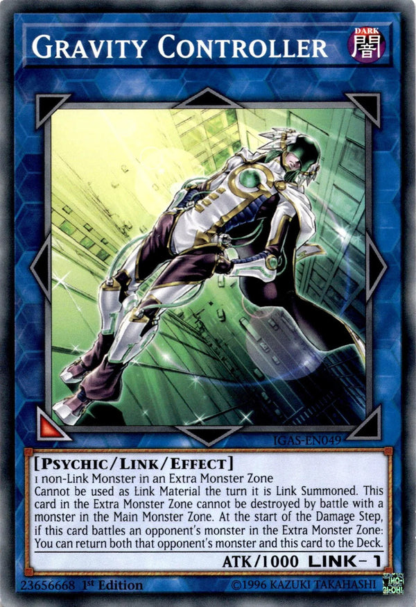Yugioh Gravity Controller IGAS-EN049 Common 1st Edition LP