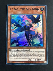 Yugioh Tobari the Sky Ninja OP21-EN007 Super Rare Unlimited Edition NM