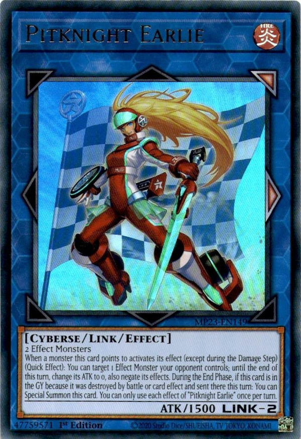 Yugioh Pitknight Earlie MP23-EN149 Ultra Rare 1st Edition NM