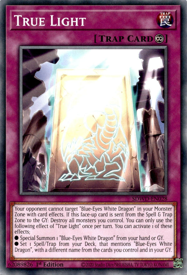 Yugioh True Light SDWD-EN028 Common 1st Edition NM
