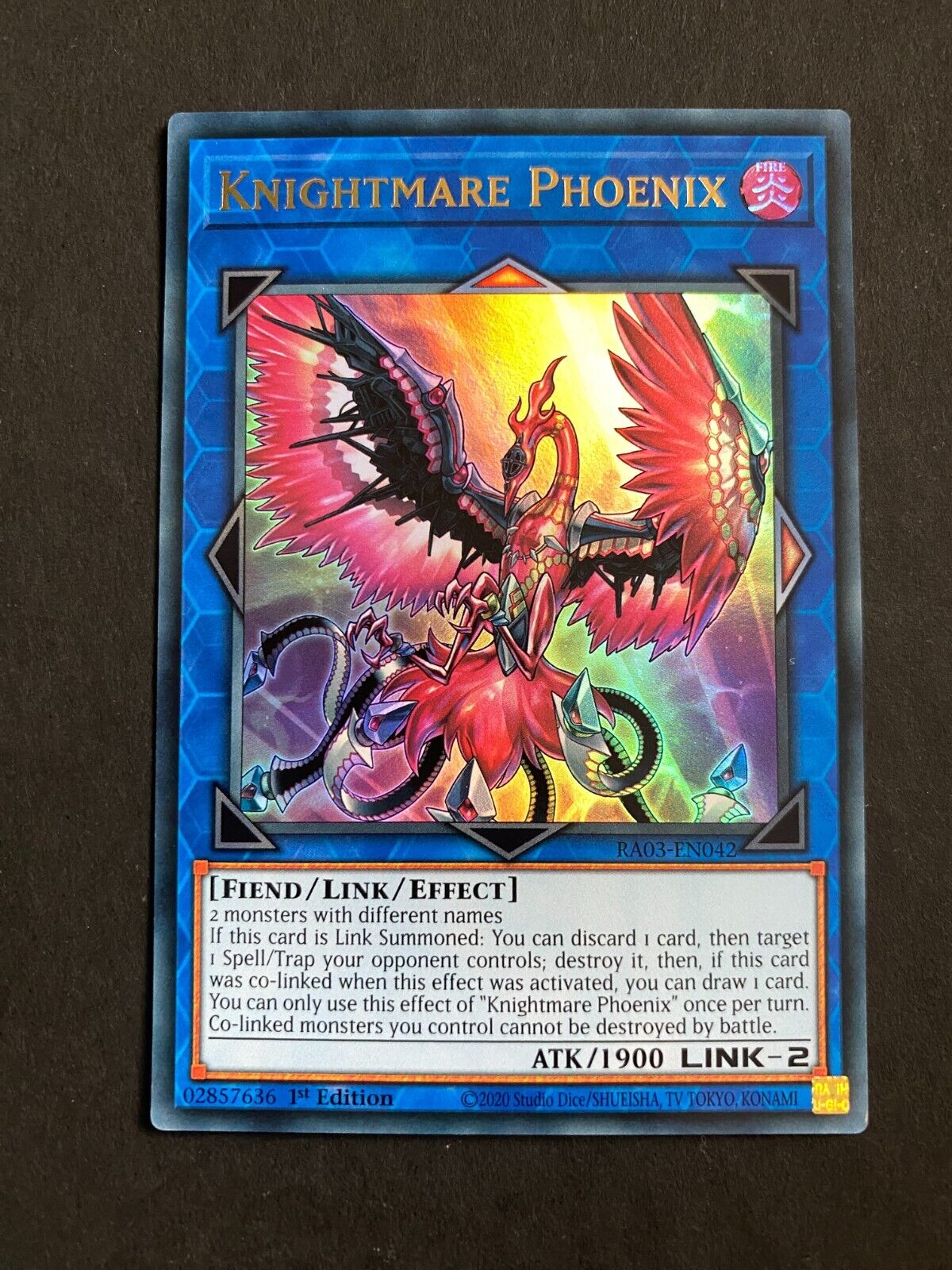 Yugioh Knightmare Phoenix RA03-EN042 Ultra Rare 1st Edition NM