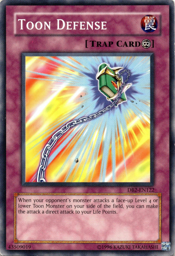 Yugioh Toon Defense DB2-EN122 Common Unlimited Edition HP/MP