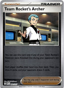 Pokemon Team Rocket's Archer 201/217 Ascended Heroes Reverse Holo NM