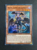 Yugioh Alice, Lady of Lament BACH-EN028 Super Rare 1st Edition NM