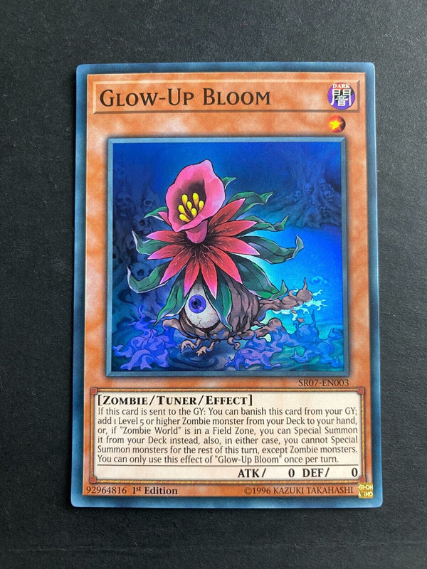 Yugioh Glow-Up Bloom SR07-EN003 Super Rare 1st Edition NM