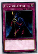 Yugioh Exhausting Spell SBC1-ENI21 Common 1st Edition NM
