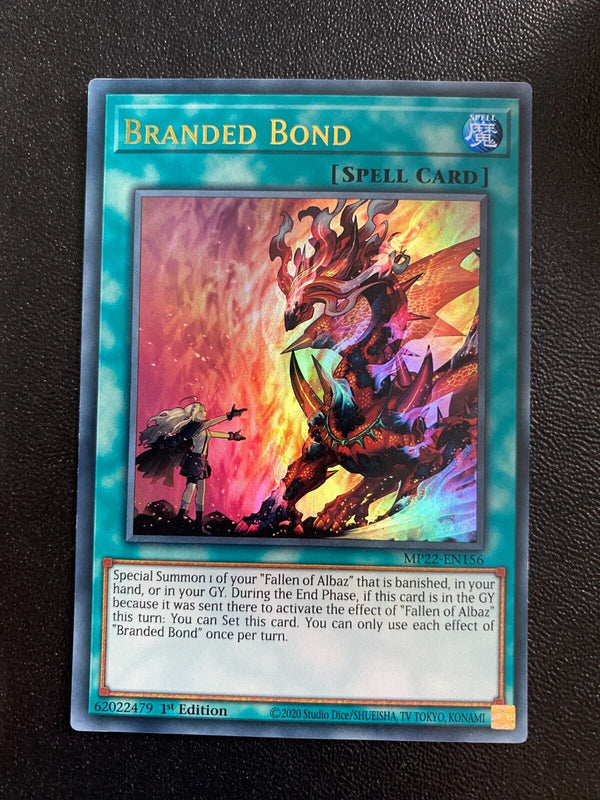 Yugioh Branded Bond MP22-EN156 Ultra Rare 1st Edition LP