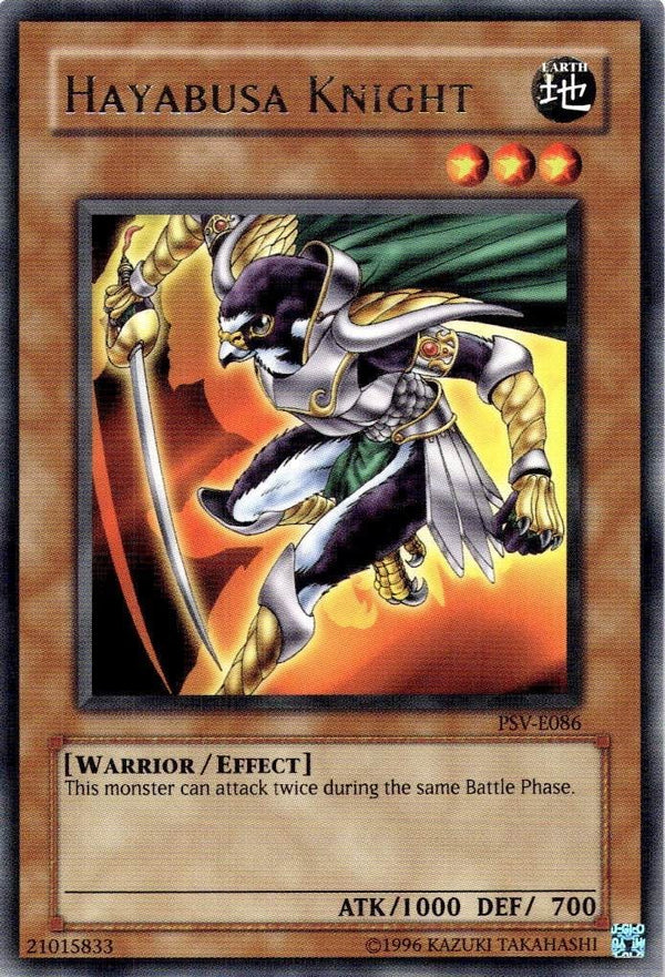 Yugioh Hayabusa Knight PSV-E086 Rare Unlimited Edition NM