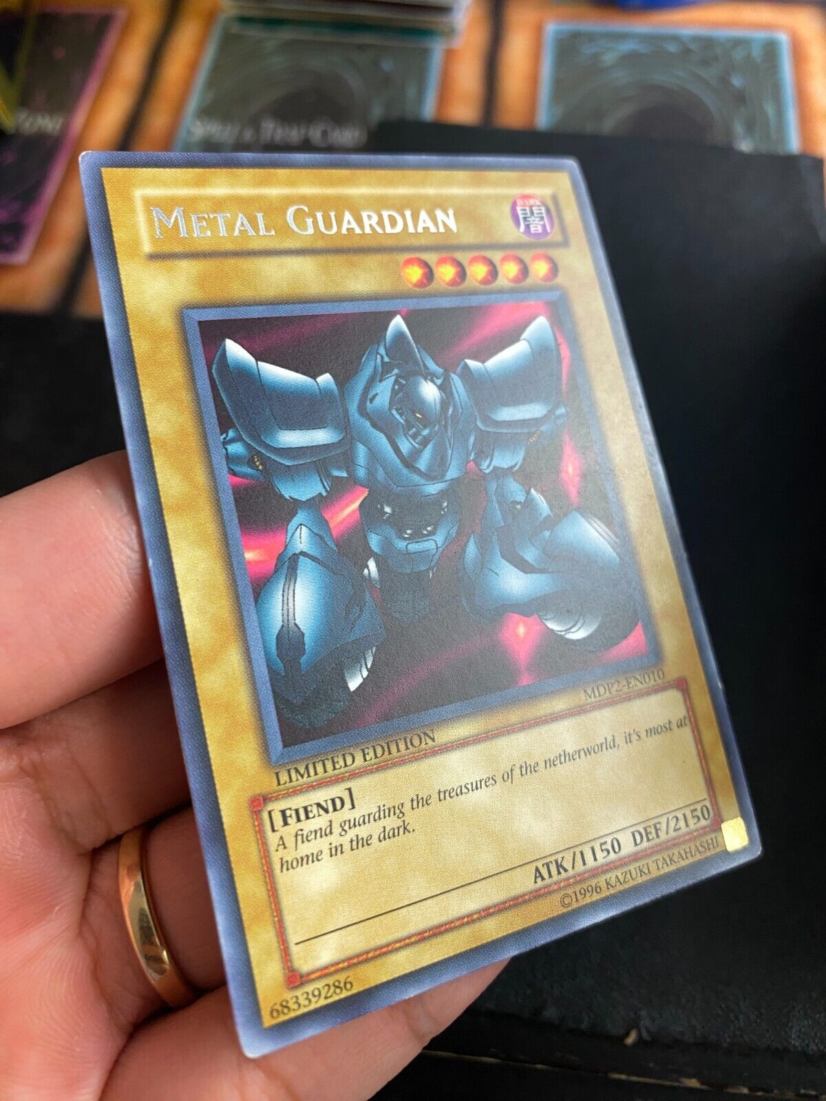 Yugioh Metal Guardian MDP2-EN010 Rare Limited Edition MP