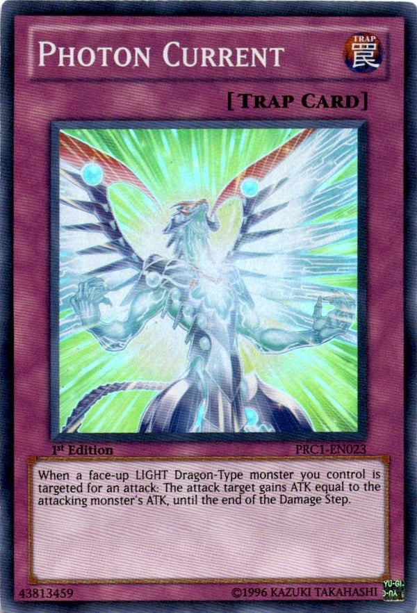 Yugioh Photon Current PRC1-EN023 Super Rare 1st Edition LP