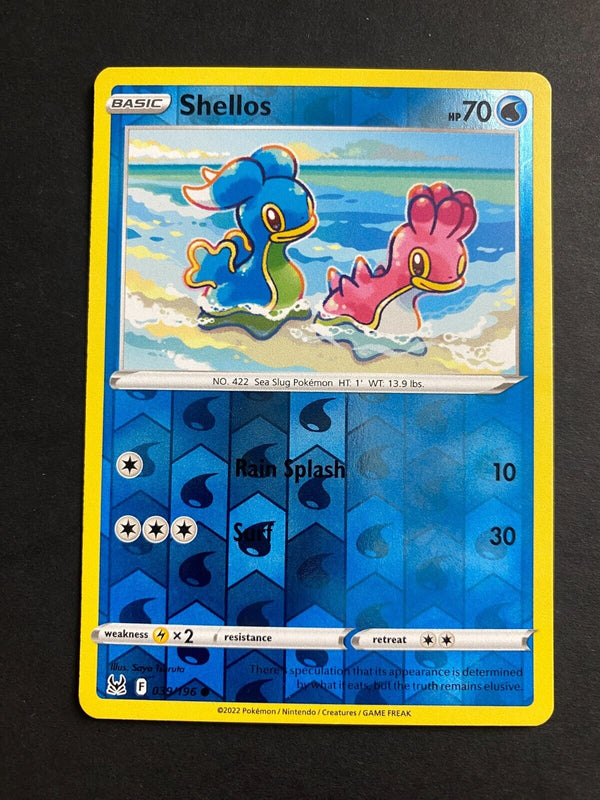 Pokemon Shellos 039/196 Lost Origin Reverse Holo NM