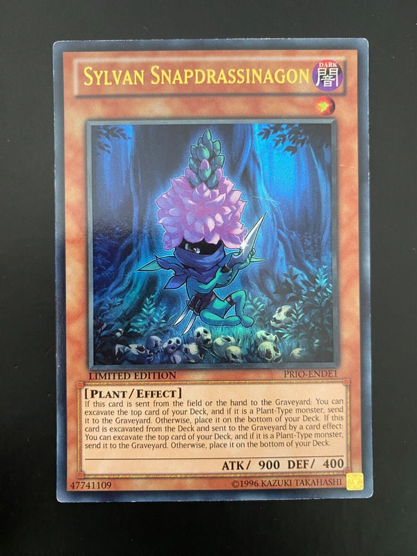 Yugioh Sylvan Snapdrassinagon PRIO-ENDE1 Ultra Rare Limited Edition LP