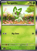 Pokemon Sprigatito 013/193 Paldea Evolved Holo NM