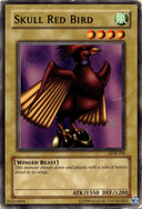 Yugioh Skull Red Bird LOB-105 Common Unlimited Edition DAMAGED