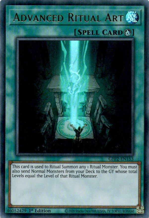 Yugioh Advanced Ritual Art GFP2-EN153 Ultra Rare 1st Edition LP