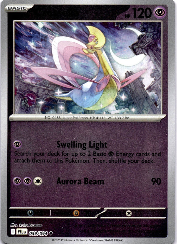 Pokemon Cresselia 039/094 Phantasmal Flames Reverse Holo NM