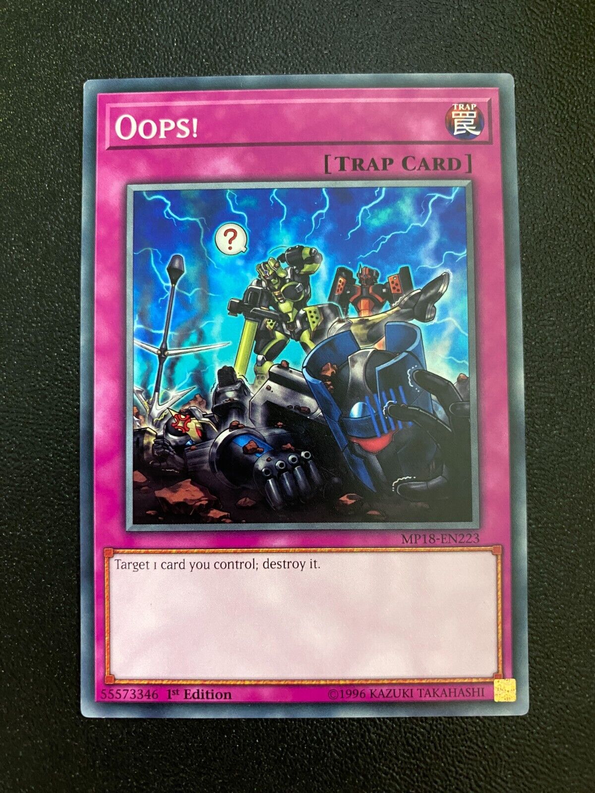 Yugioh Oops! MP18-EN223 Common 1st Edition VLP/NM