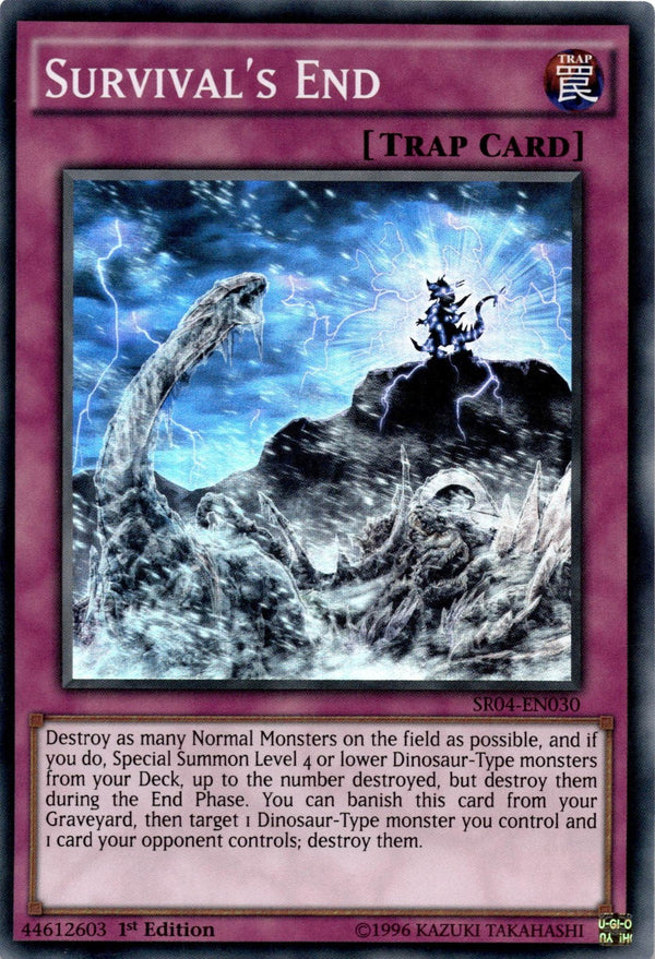 Yugioh Survival's End SR04-EN030 Super Rare 1st Edition LP