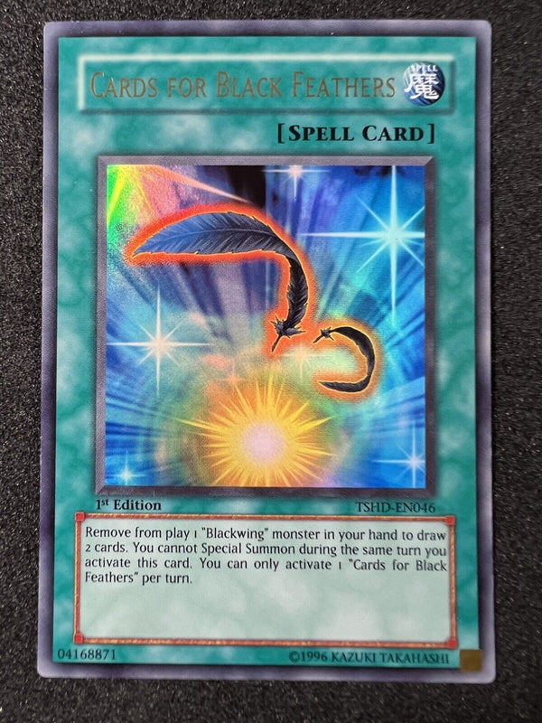 Yugioh Cards for Black Feathers TSHD-EN046 Ultra Rare 1st Edition VLP-NM