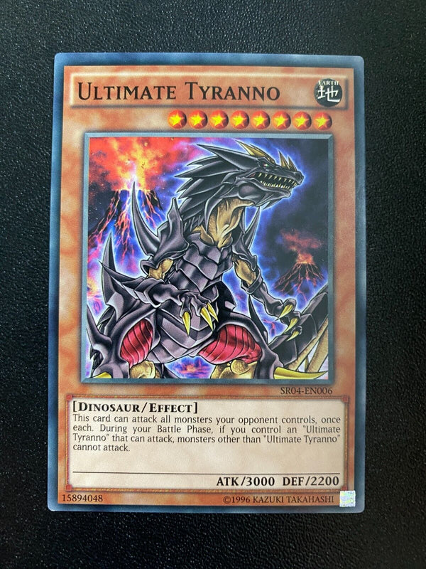 Yugioh Ultimate Tyranno SR04-EN006 Common Unlimited Edition NM