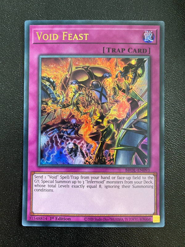 Yugioh Void Feast BROL-EN93 Ultra Rare 1st Edition VLP/NM