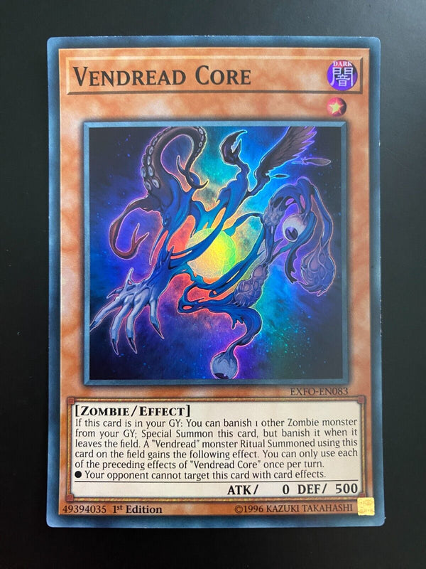 Yugioh Vendread Core EXFO-EN083 Ultra Rare 1st Edition VLP/NM