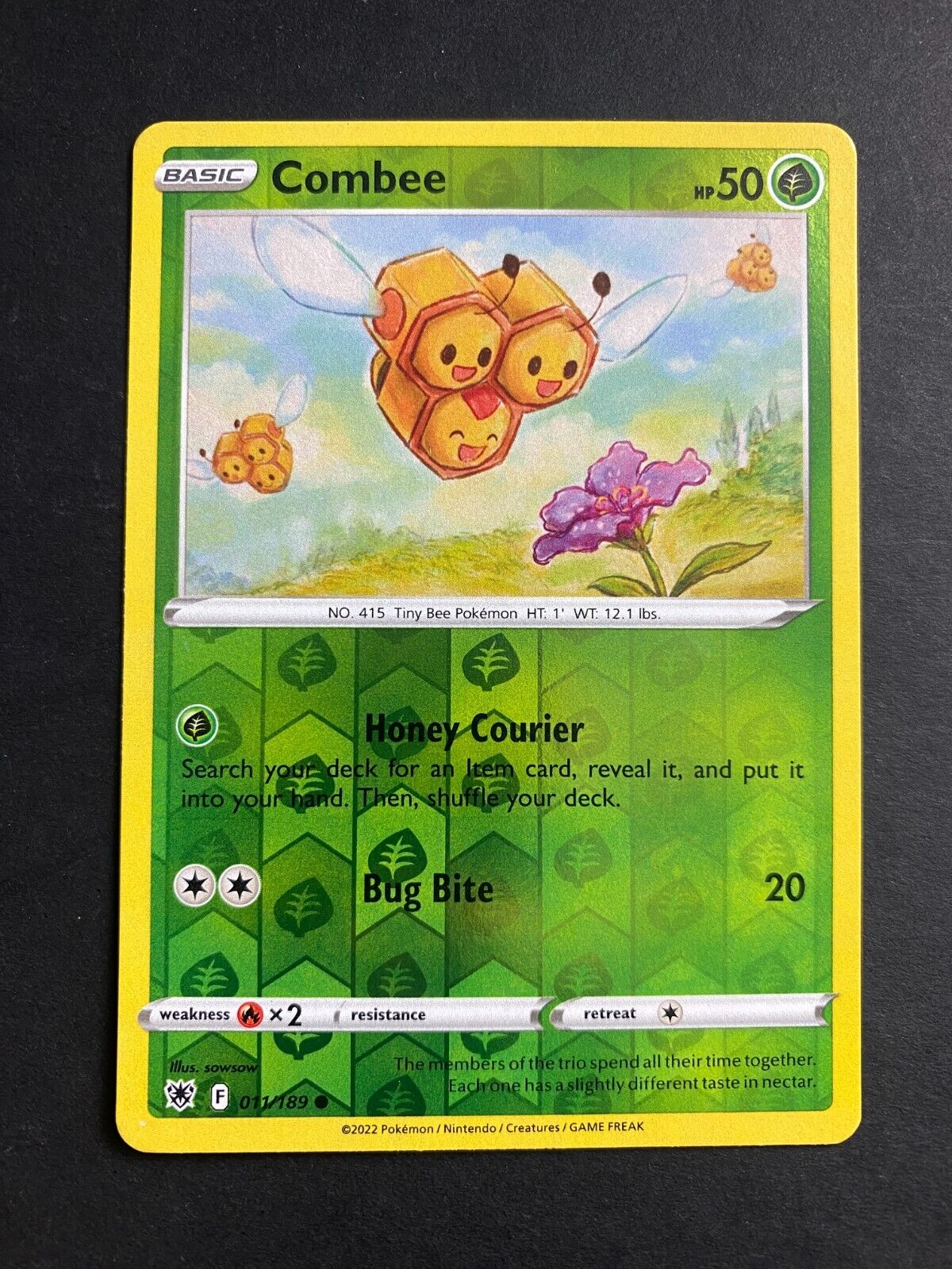 Pokemon Combee 011/189 Astral Radiance Reverse Holo NM