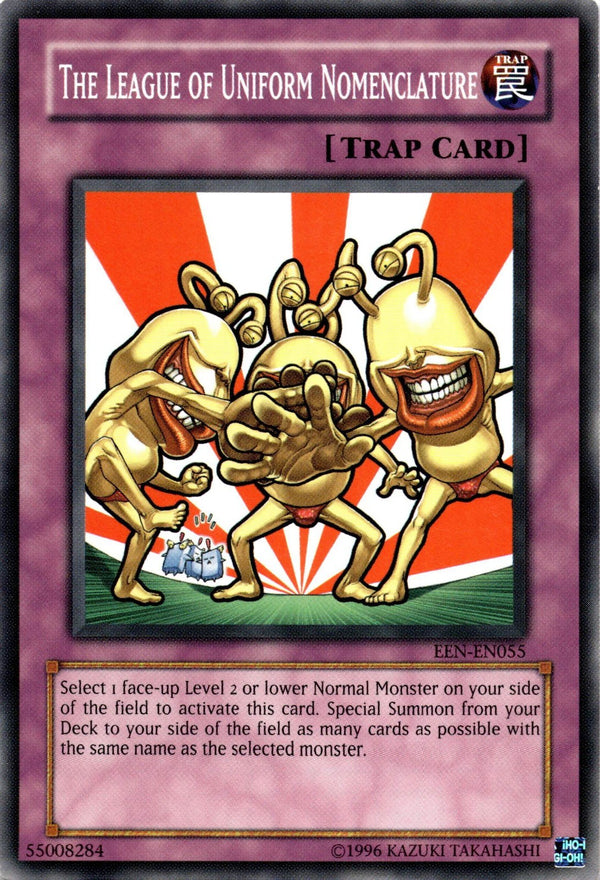 Yugioh The League of Uniform Nomenclature EEN-EN055 Common Unlimited Edition MP