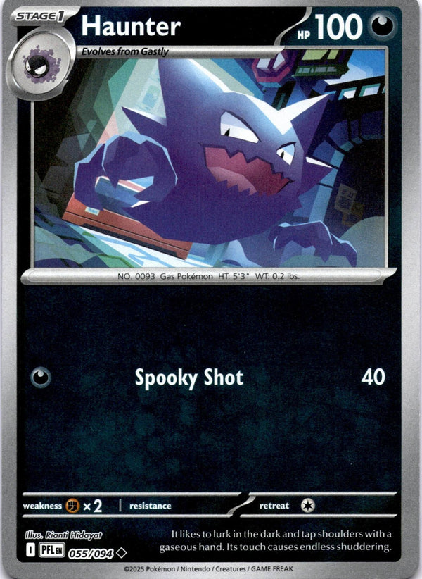 Pokemon Haunter 055/094 Phantasmal Flames Reverse Holo NM