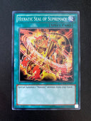 Yugioh Hieratic Seal of Supremacy GAOV-EN057 Common Unlimited Edition NM