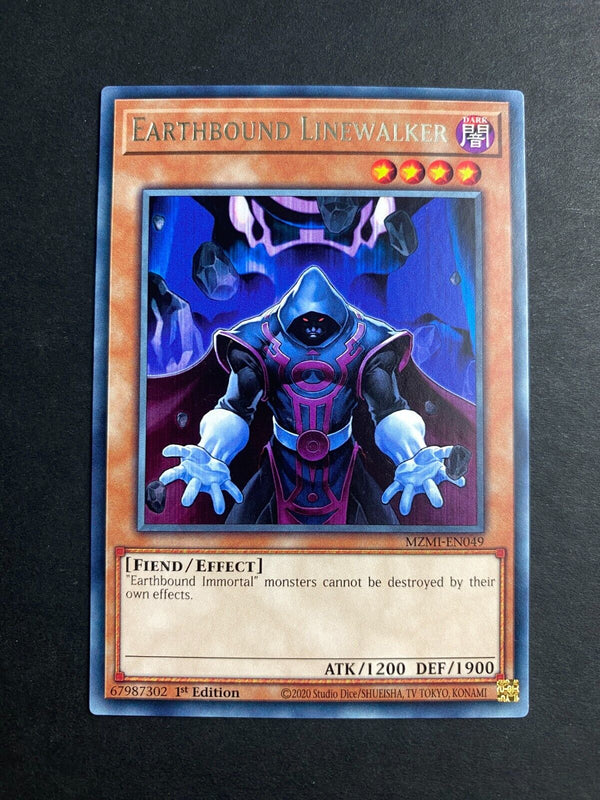 Yugioh Earthbound Linewalker MZMI-EN049 Rare 1st Edition VLP/NM