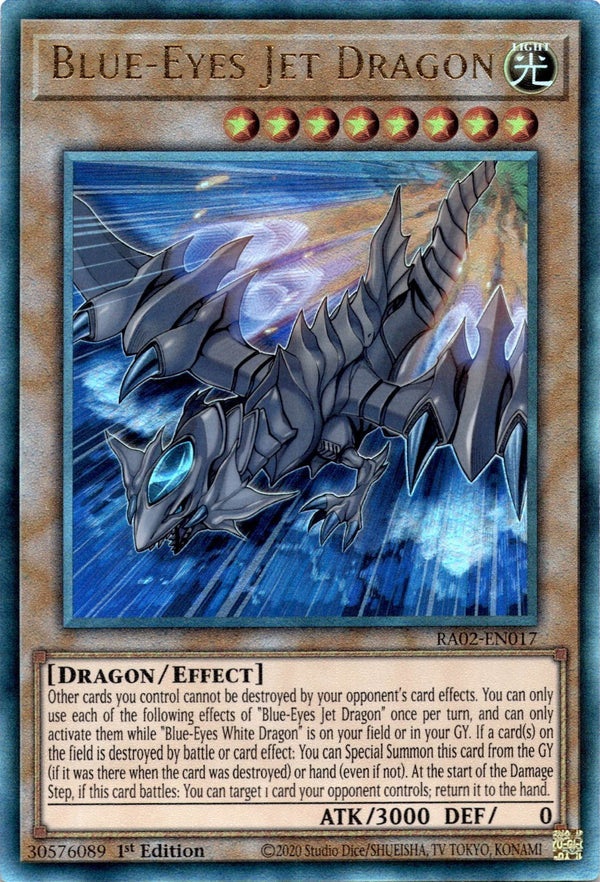 Yugioh Blue-Eyes Jet Dragon RA02-EN017 Ultimate Rare 1st Edition NM