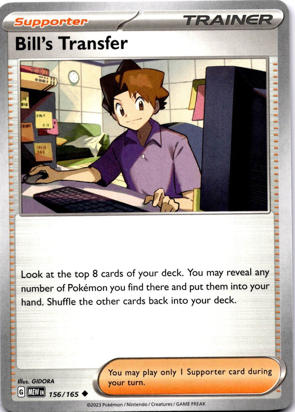 Pokemon Bill's Transfer 156/165 Pokemon 151 Non Holo NM