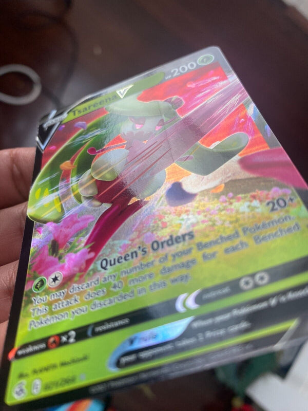 Pokemon Tsareena V 021/264 Fusion Strike Full Art Holo NM/MINT (Misprint)