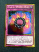 Yugioh Ring of Destruction PGL2-EN063 Gold Rare 1st Edition LP