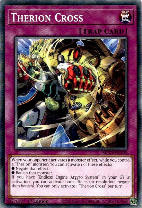 Yugioh Therion Cross MP23-EN100 Common 1st Edition VLP/NM