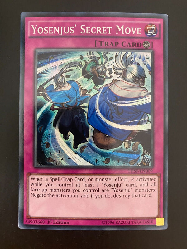 Yugioh Yosenjus' Secret Move THSF-EN009 1st Edition VLP