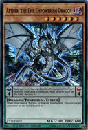 Yugioh Aether, the Evil Empowering Dragon CT13-EN011 Super Rare Limited Ed LP