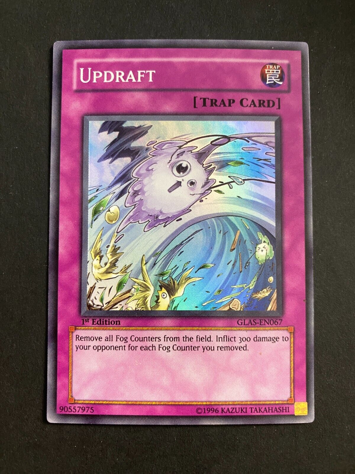 Yugioh Updraft GLAS-EN067 Super Rare 1st Edition MP