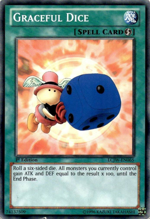 Yugioh Graceful Dice LCJW-EN065 Common 1st Edition MP/LP