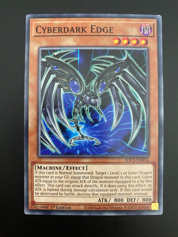 Yugioh Cyberdark Edge SDCS-EN014 1st Edition NM