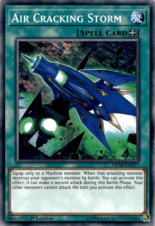 Yugioh Air Cracking Storm MP18-EN071 Common 1st Edition VLP/NM