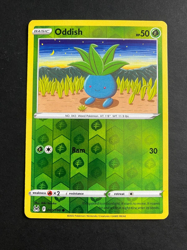 Pokemon Oddish 001/196 Lost Origin Reverse Holo NM