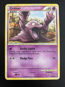 Pokemon Grimer 50/90 HGSS Undaunted Non Holo MP