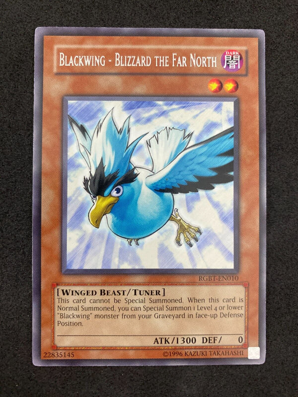 Yugioh Blackwing - Blizzard The Far North RGBT-EN010 Unlimited MINT