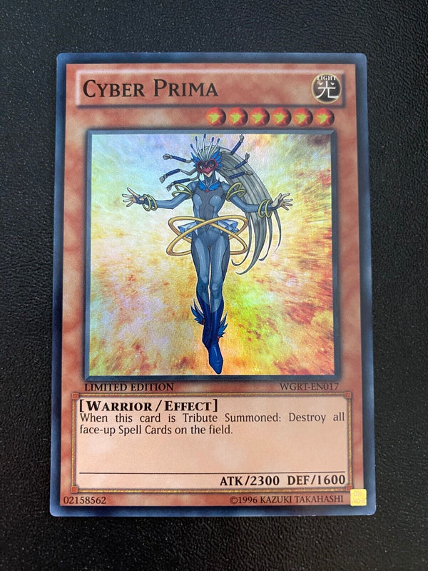 Yugioh Cyber Prima WGRT-EN017 Super Rare Limited Edition NM